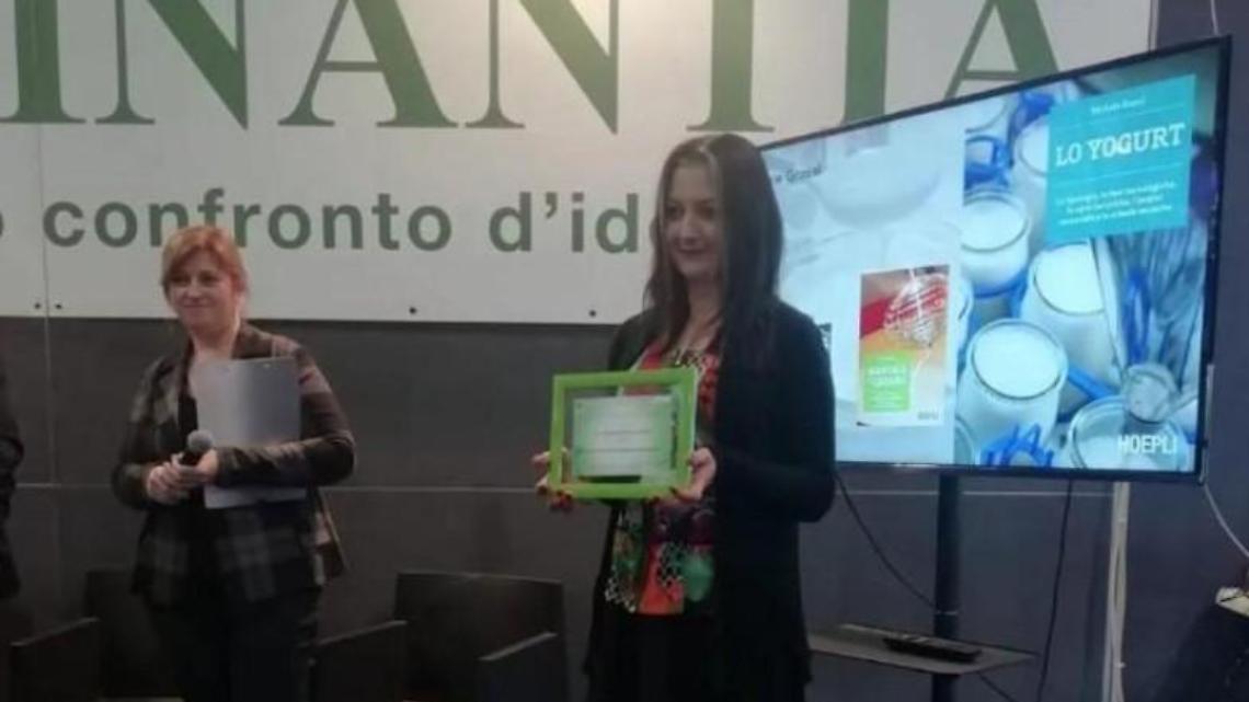 Paola Lenzini sale sul podio. È suo lo yogurt migliore