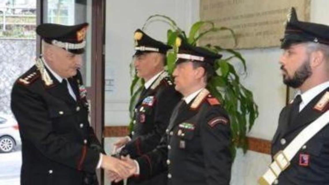 Carabinieri, il generale Enzo Bernardini visita il comando provinciale