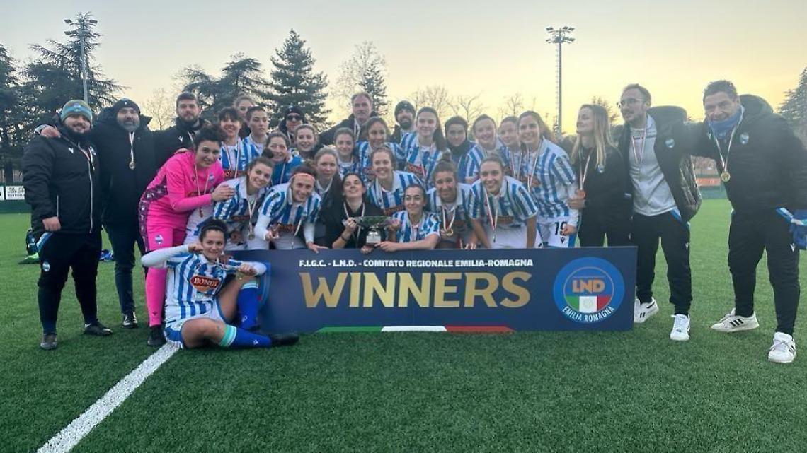 L'Accademia Spal femminile vince la Coppa Italia Eccellenza