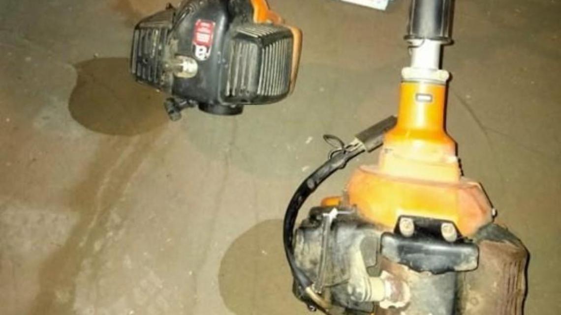 Denunciato per ricettazione. Recuperati due decespugliatori