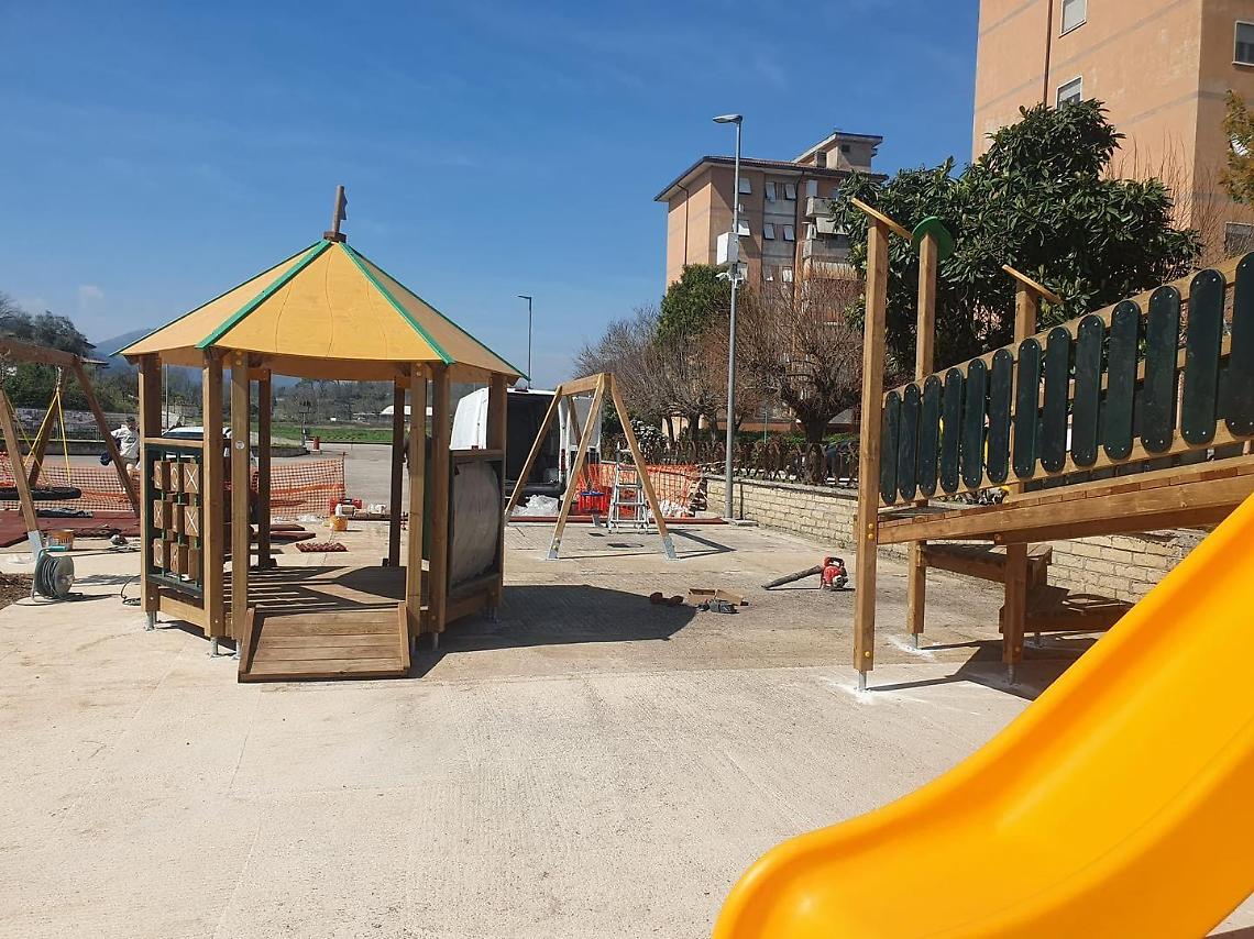 Area gioco per disabili. «Prima zona inclusiva in città»