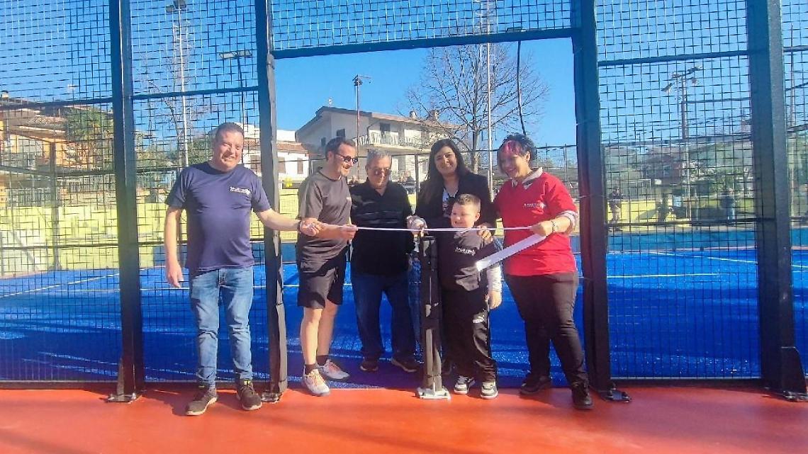 Inaugurato il campo da padel. Voglia di sport a Colle Capito