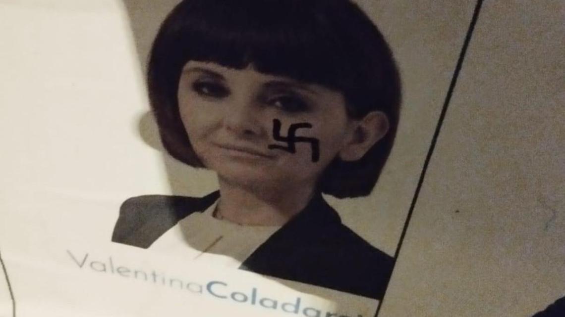 Fasci e svastiche sui manifesti elettorali. Festa: presenteremo denuncia