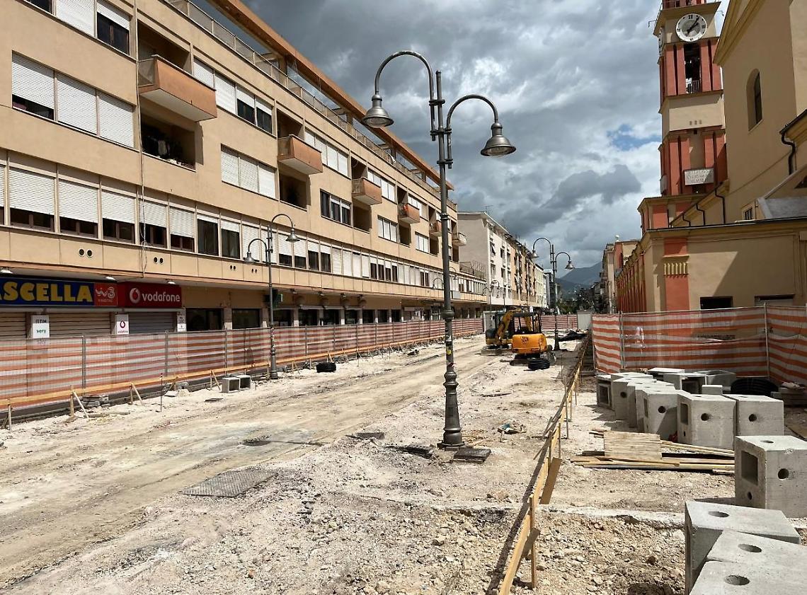 Corso della Repubblica, i lavori vanno avanti
