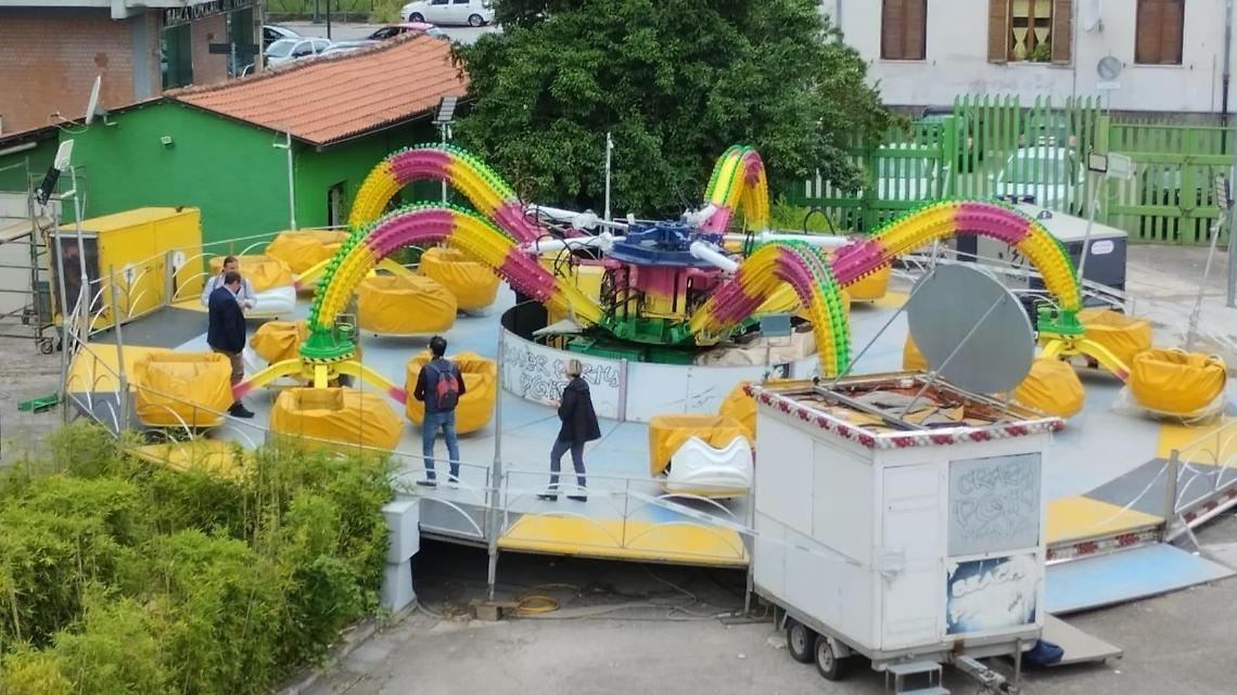 Giostra Matusa ragazzo ferito
