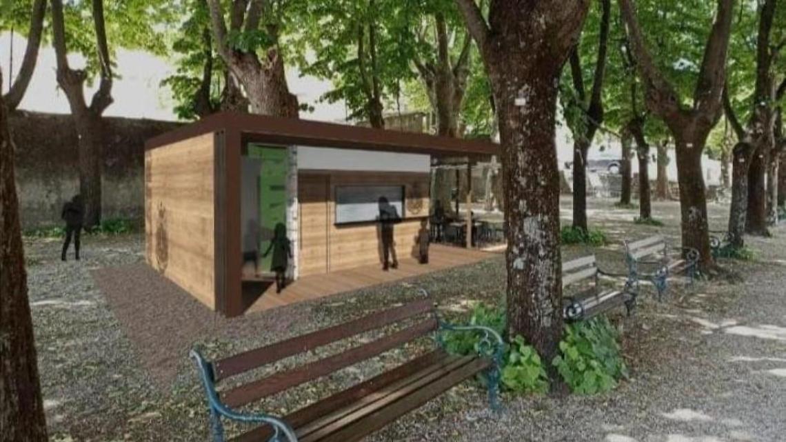 chiosco alatri rendering