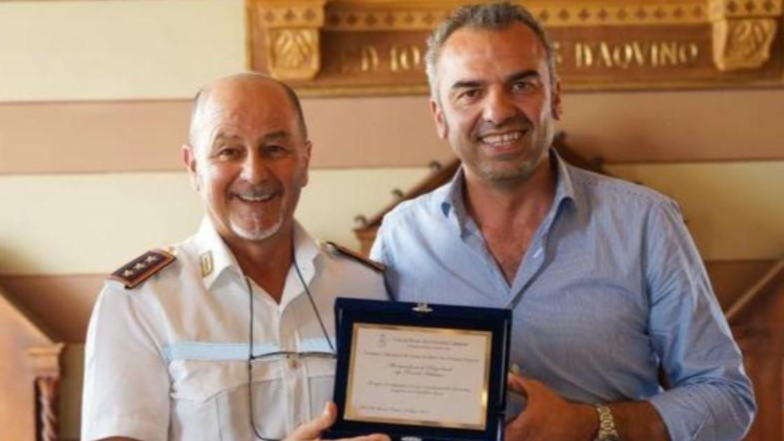 Oltre quarant'anni di onorata carriera. Il saluto al comandante Andreino Roscioli