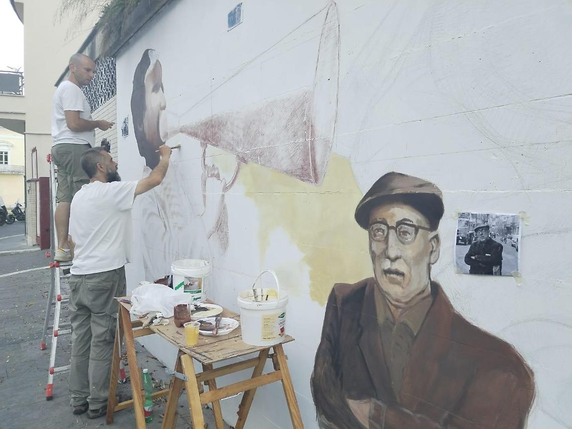 Murale Vittorio De Sica Sora