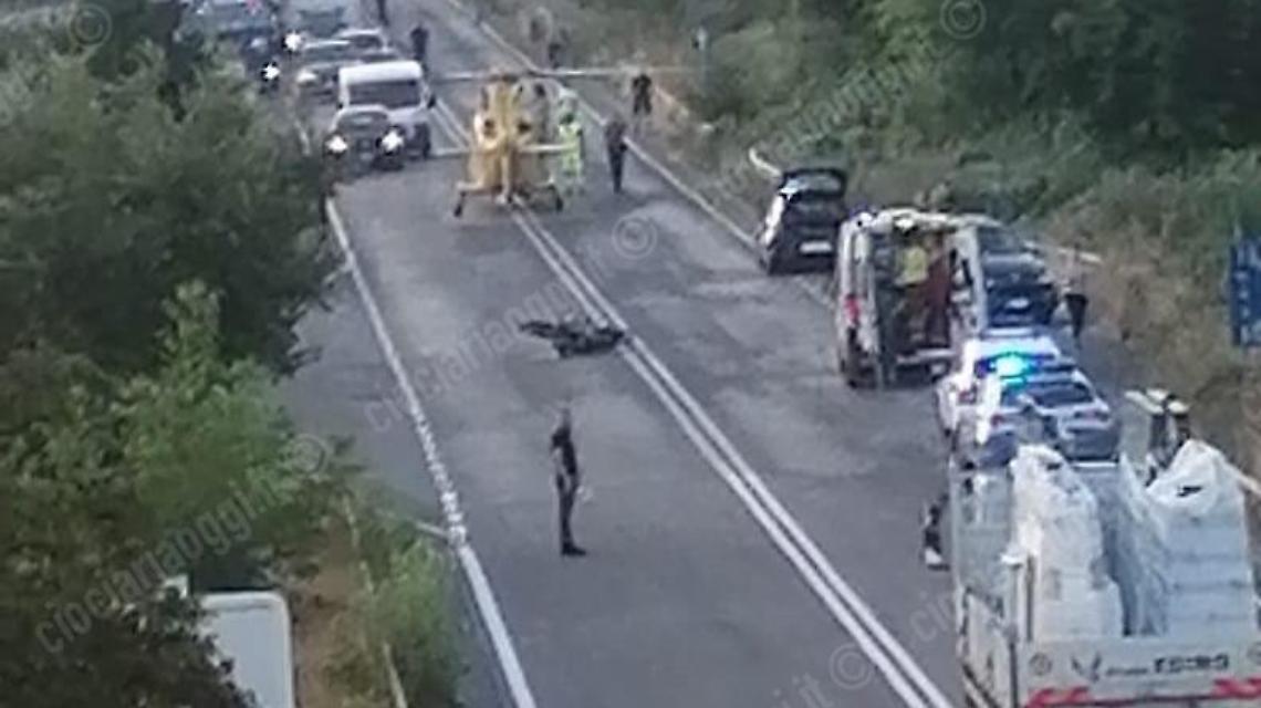 Incidente sulla superstrada. Richiesto l'intervento di un'eliambulanza