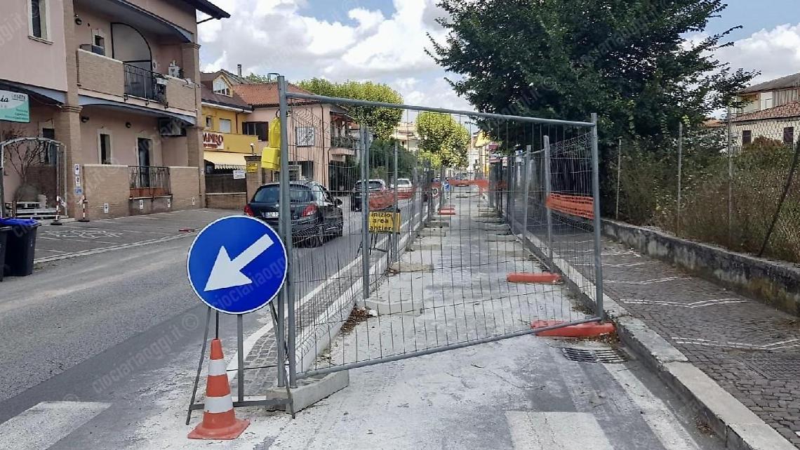 cantiere ciclabile via puccini