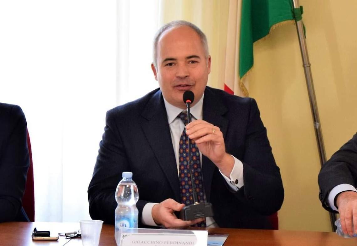 Il sindaco di Piedimonte San Germano Gioacchino Ferdinandi