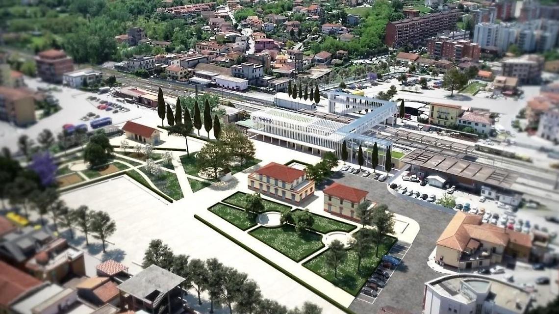 Stazione ferroviaria. Ora è vietato perdere... il treno