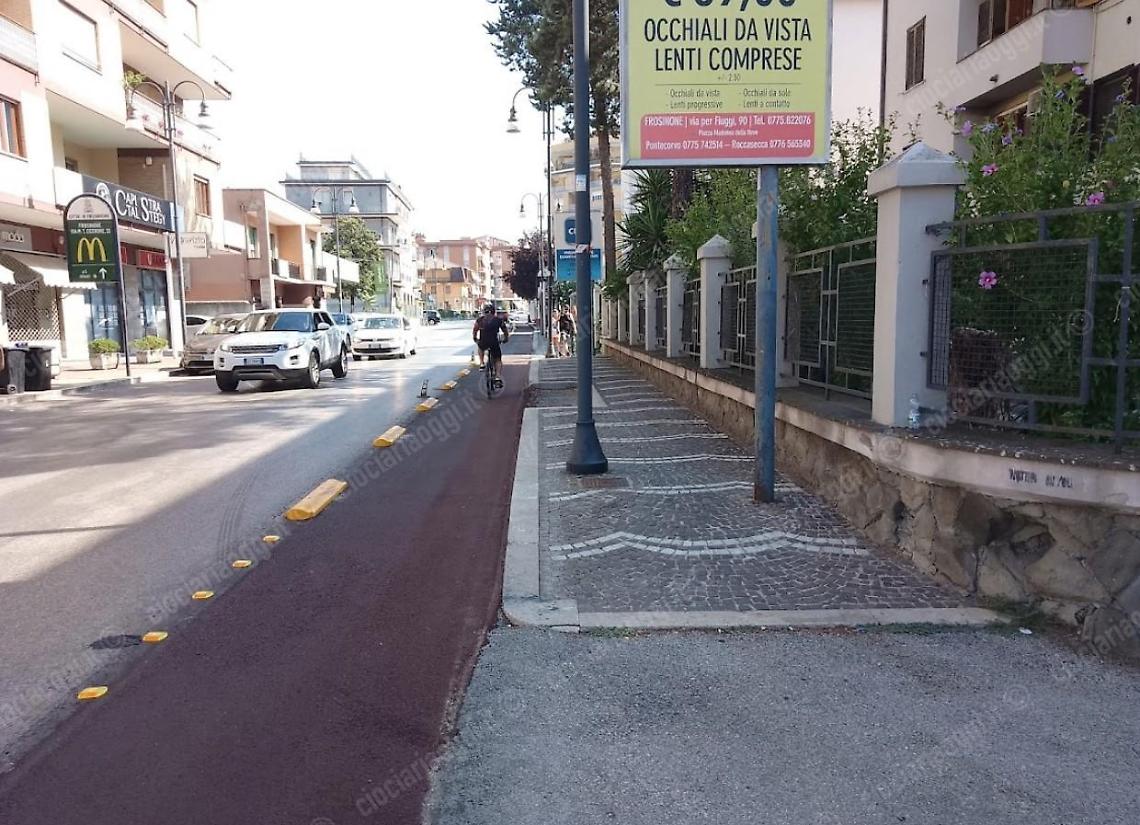 Via Marittima verso il senso unico