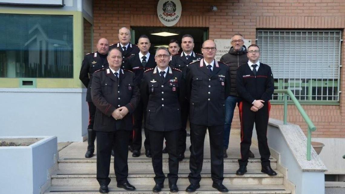 Il Luogotenente dei carabinieri Luciano Di Iorio va in pensione