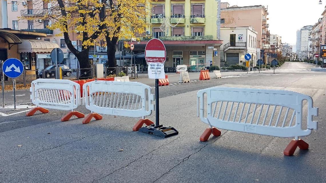 blocco del traffico frosinone