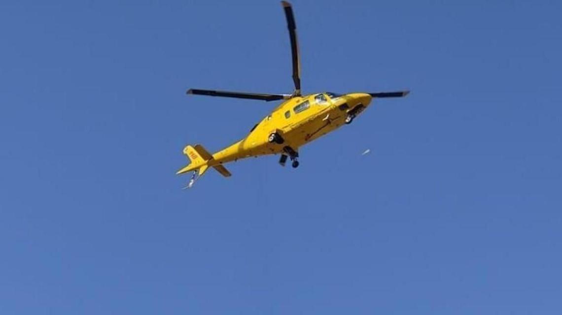 Perde il controllo della moto da cross. Cinquantenne soccorso in montagna