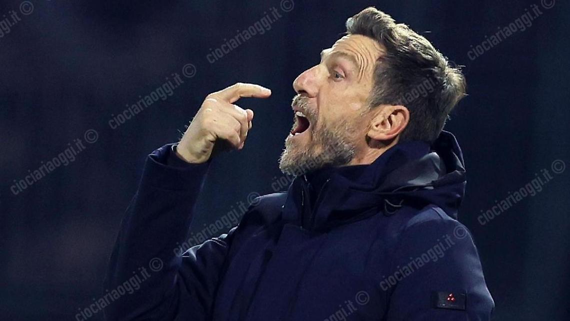 Mister Di Francesco: «Per battere la Fiorentina dovremo dare il massimo»