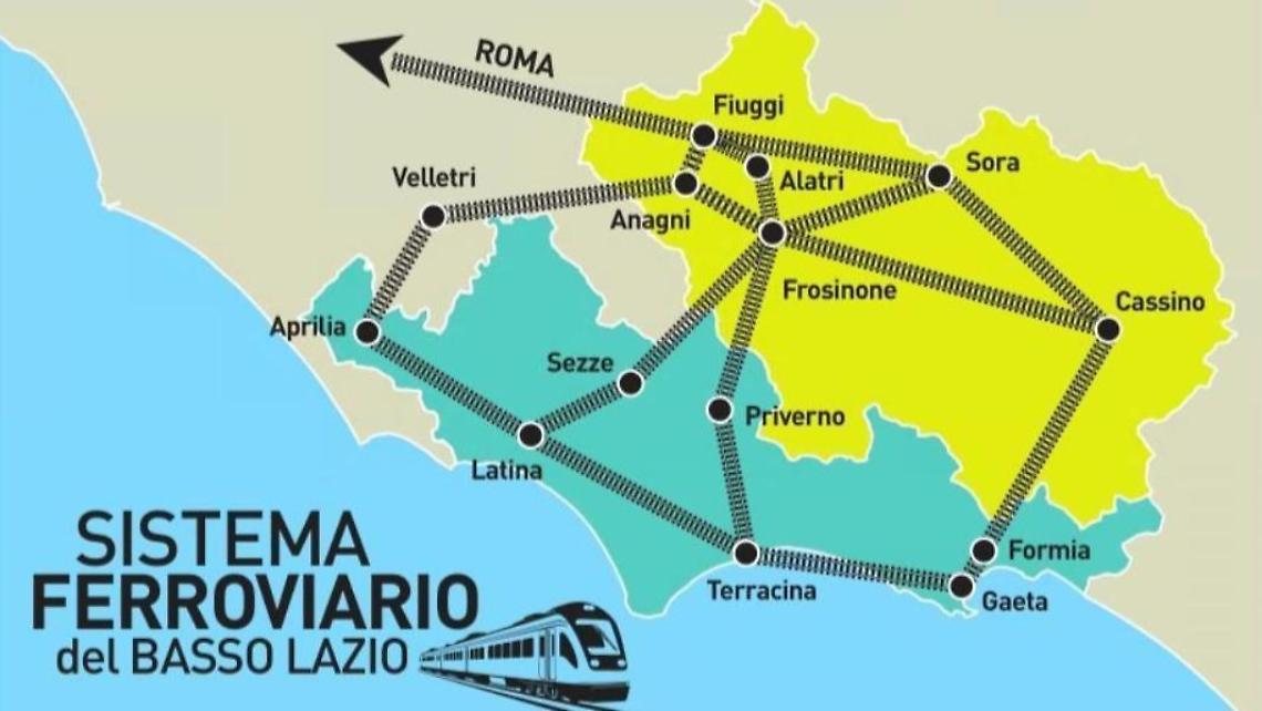 Un sistema ferroviario per il basso Lazio. La proposta di Maria Veronica Rossi