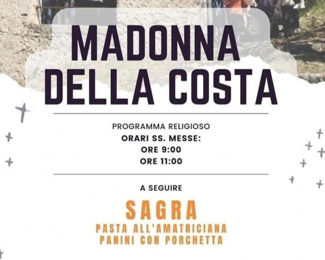 Festa della Madonna della Costa. Il paese si prepara a un'invasione di bancarelle
