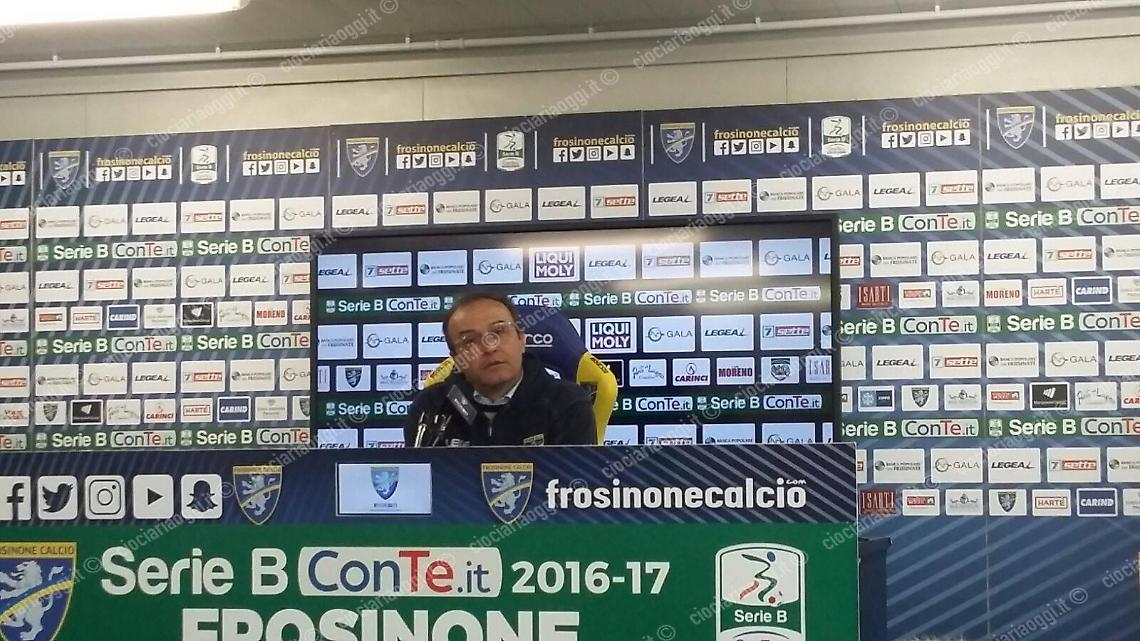 Pasquale Marino poco fa in conferenza stampa: «A Pisa una gara ostica»