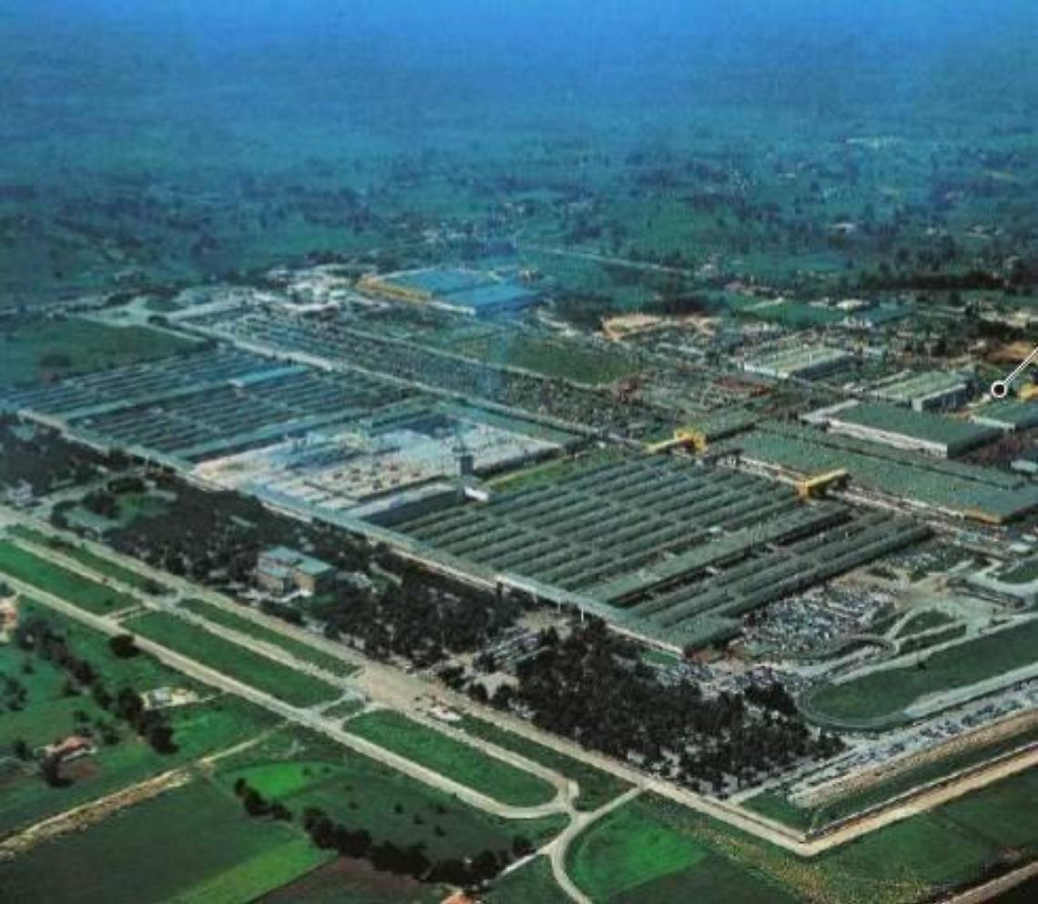 Fca, foto dall'alto
