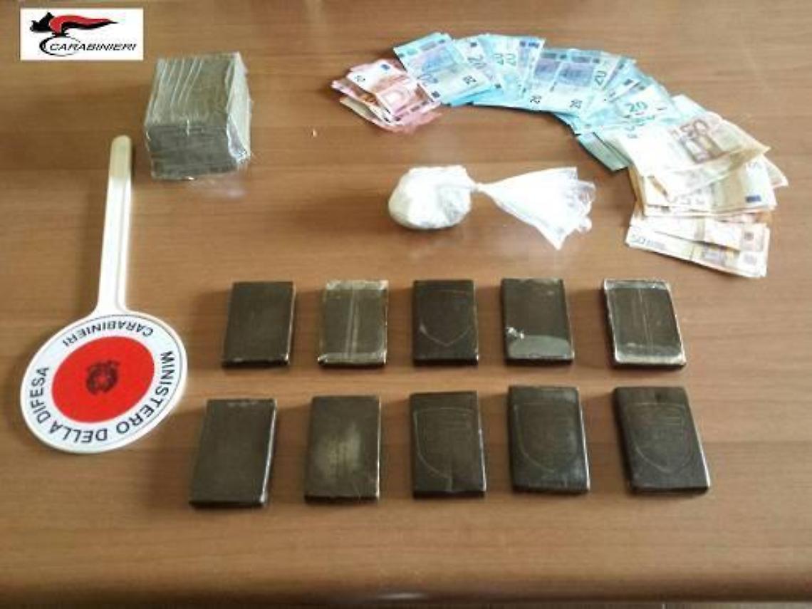 Droga per la Cassino "bene" e per la movida: scacco al traffico di cocaina e hashish