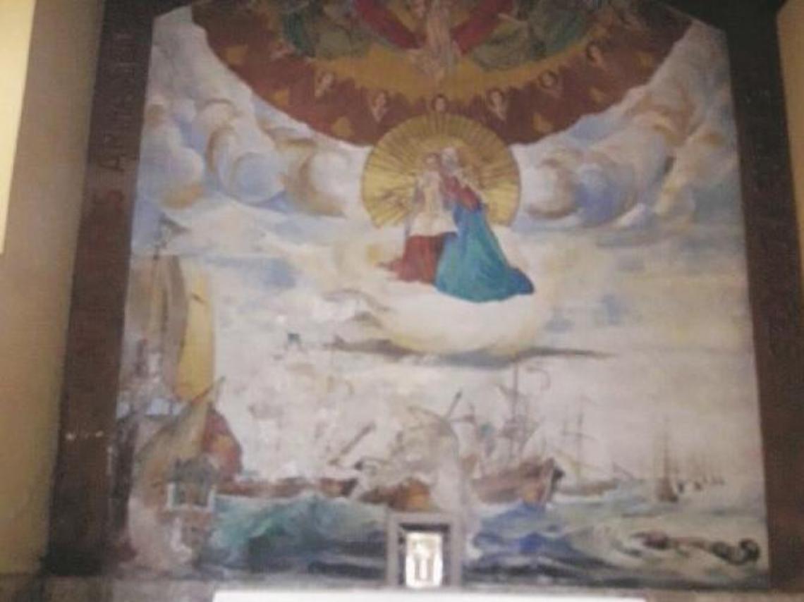 Una chiesa dimenticata: storico dipinto a rischio