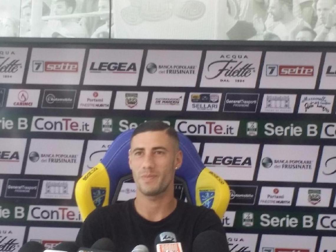 La carica dell'attaccante giallazzurro Nicola Citro: