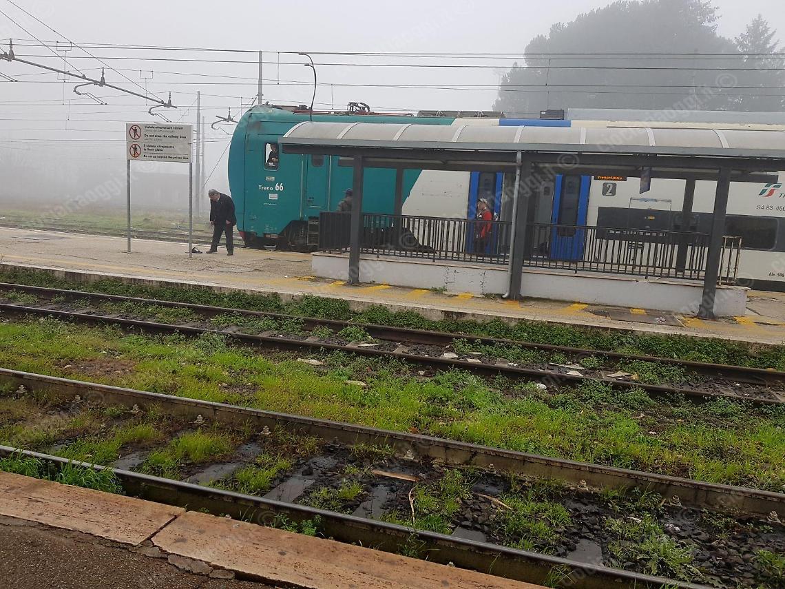 Passeggero di colore senza biglietto aggredisce il controllore. Treno bloccato