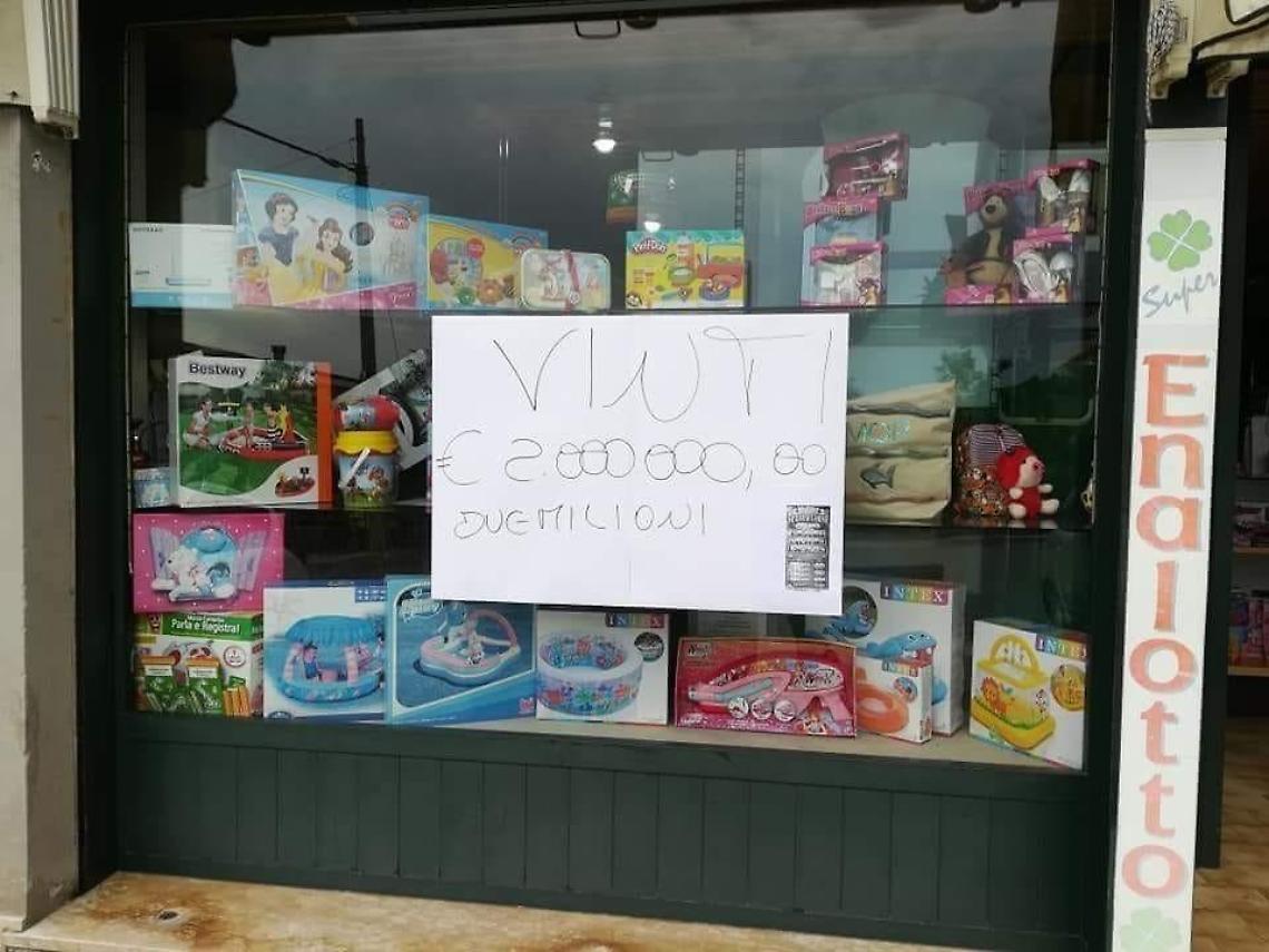 La dea bendata fa visita in Ciociaria: vinti due milioni di euro. Ecco dove