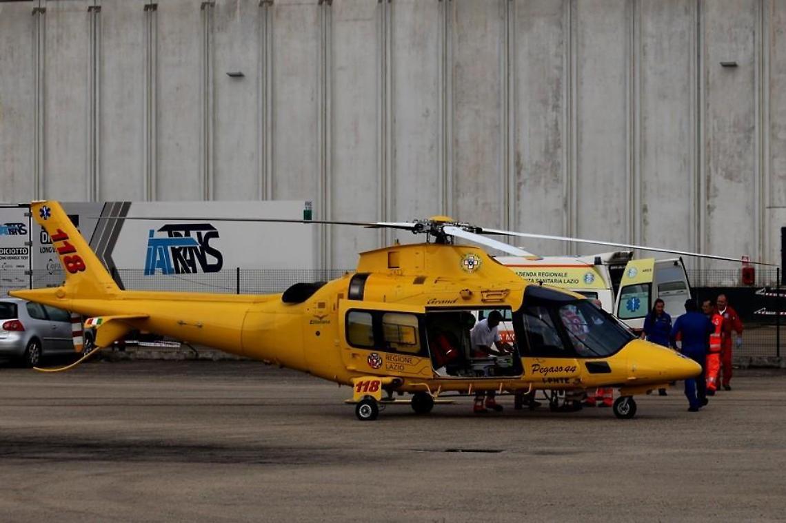 Infortunio per un operaio: trasportato a Roma con l'eliambulanza