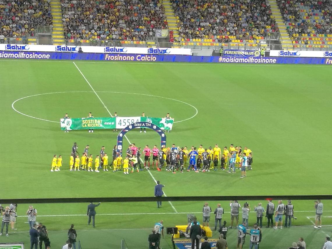 FROSINONE - SAMPDORIA 0-5 I blucerchiati sbancano lo "Stirpe"