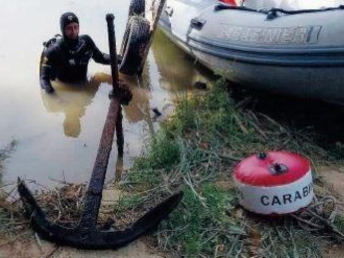 Scandagliato il fiume Garigliano: ritrovati reperti bellici