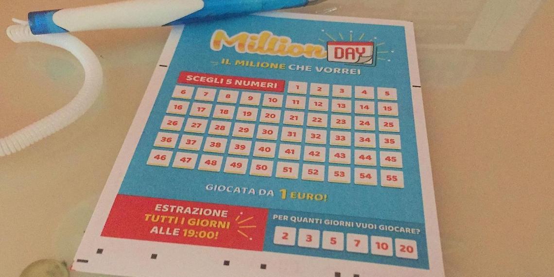 Million Day regala milioni: realizzata una doppia vincita super fortunata