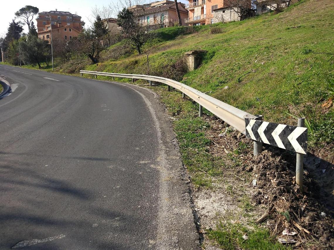 Frosinone, via Ciamarra: interventi comunali di messa in sicurezza