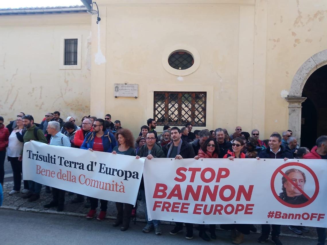 Certosa di Trisulti a Bannon: il sedici marzo seconda "marcia del no"