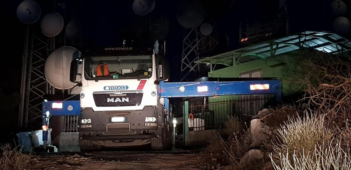 Alatri, antenna Mediaset danneggiata: interventi a Monte Lungo