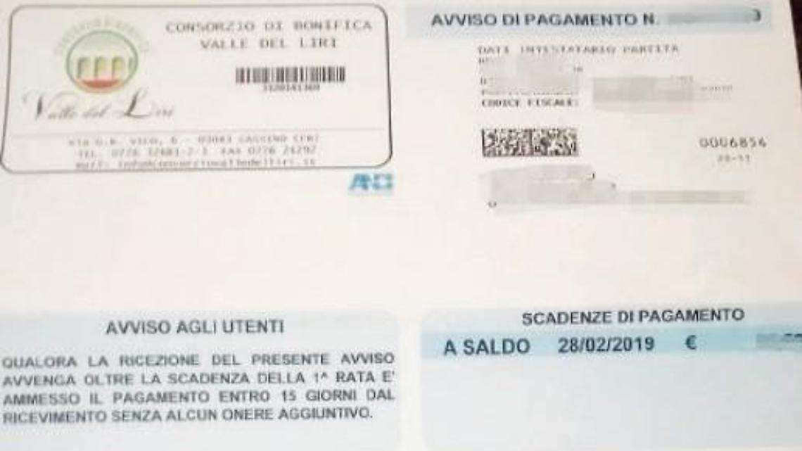 Pioggia di bollette dal consorzio di bonifica: cittadini infuriati