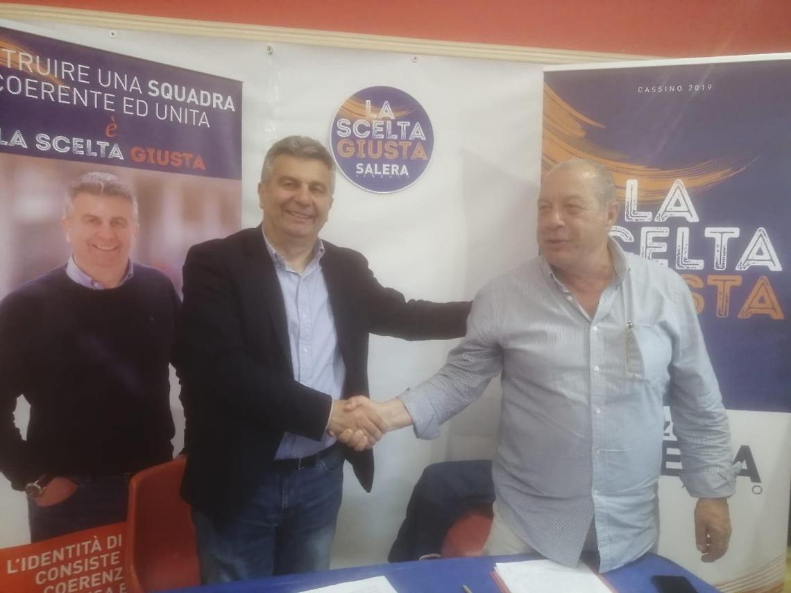 Cassino, verso il ballottaggio: siglata l'intesa tra Salera e De Sanctis