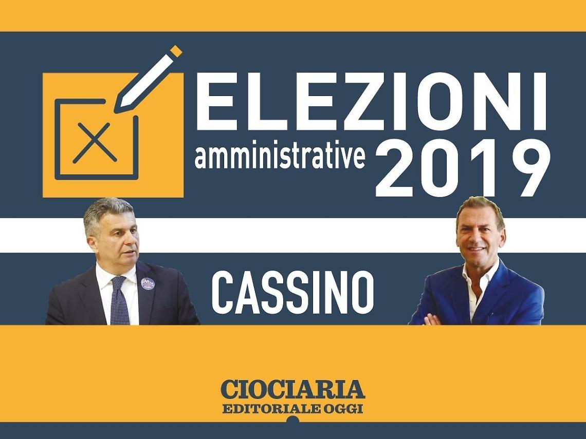 Cassino ballottaggio: affluenza 55%, in netto calo. Prime schede: testa a testa