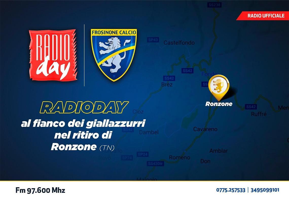 Frosinone Calcio, due amichevoli in diretta su Radio Day