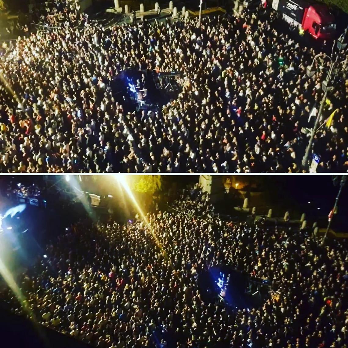 Anagni, il concerto di Alex Britti fa il pieno di presenze: numeri da capogiro