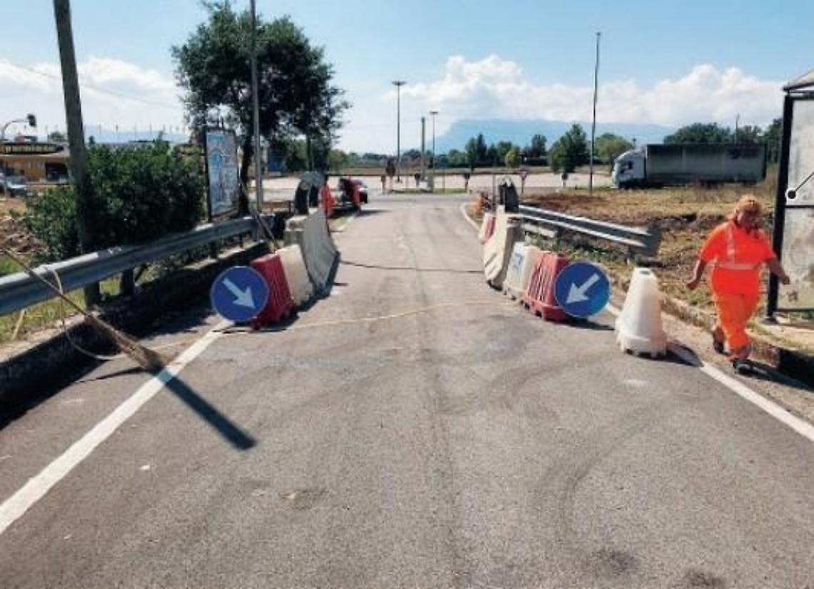 Riapre il ponte Romano: sarà percorribile solo in uscita