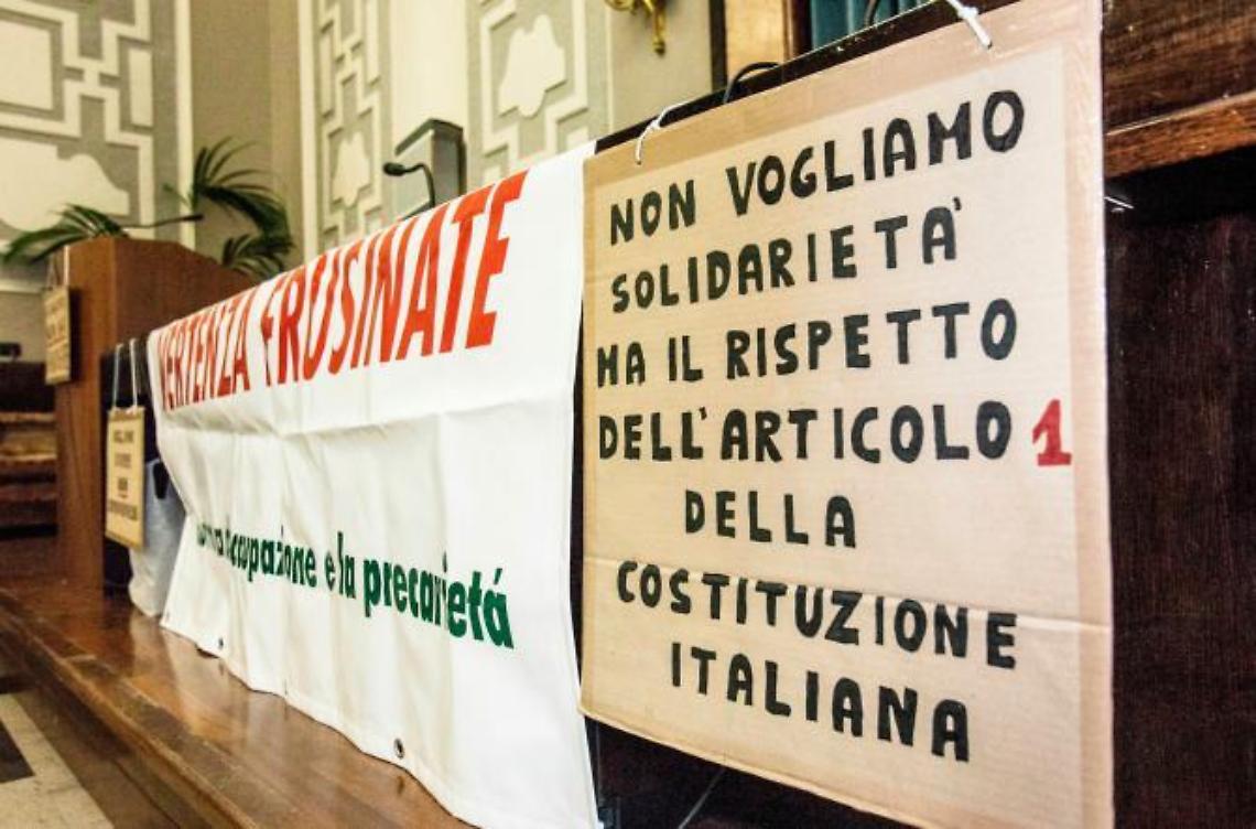 Vertenza Frusinate chiede di accelerare, disoccupati: trovare risorse mancanti