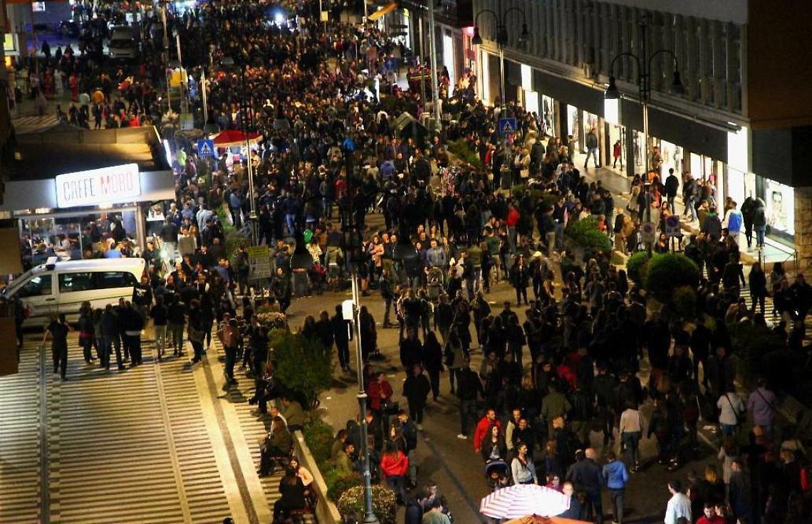 Frosinone, nessun dorma: in strada fino all'alba per la "Notte Bianca"