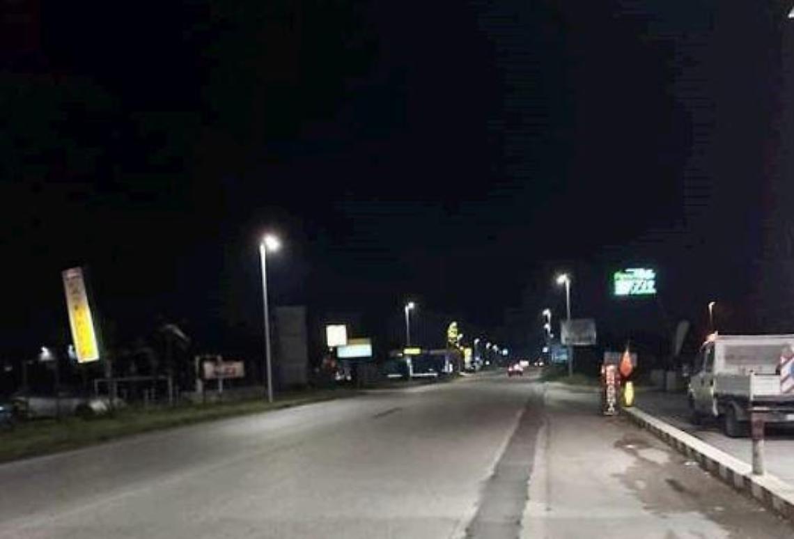 La Monti Lepini finalmente s'illumina: in funzione i nuovi lampioni a led