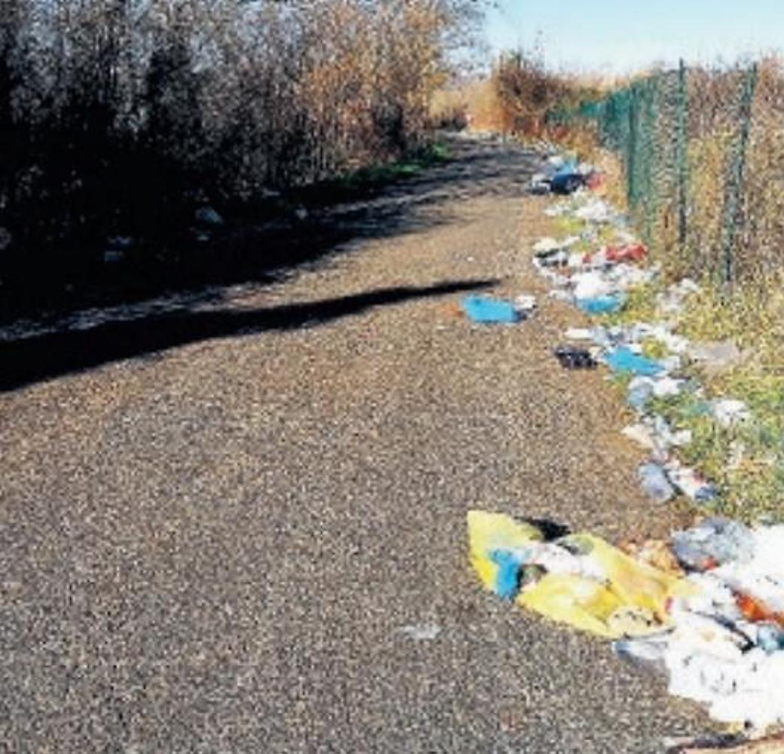 Provinciale 118 sommersa dai rifiuti: la strada diventa una discarica