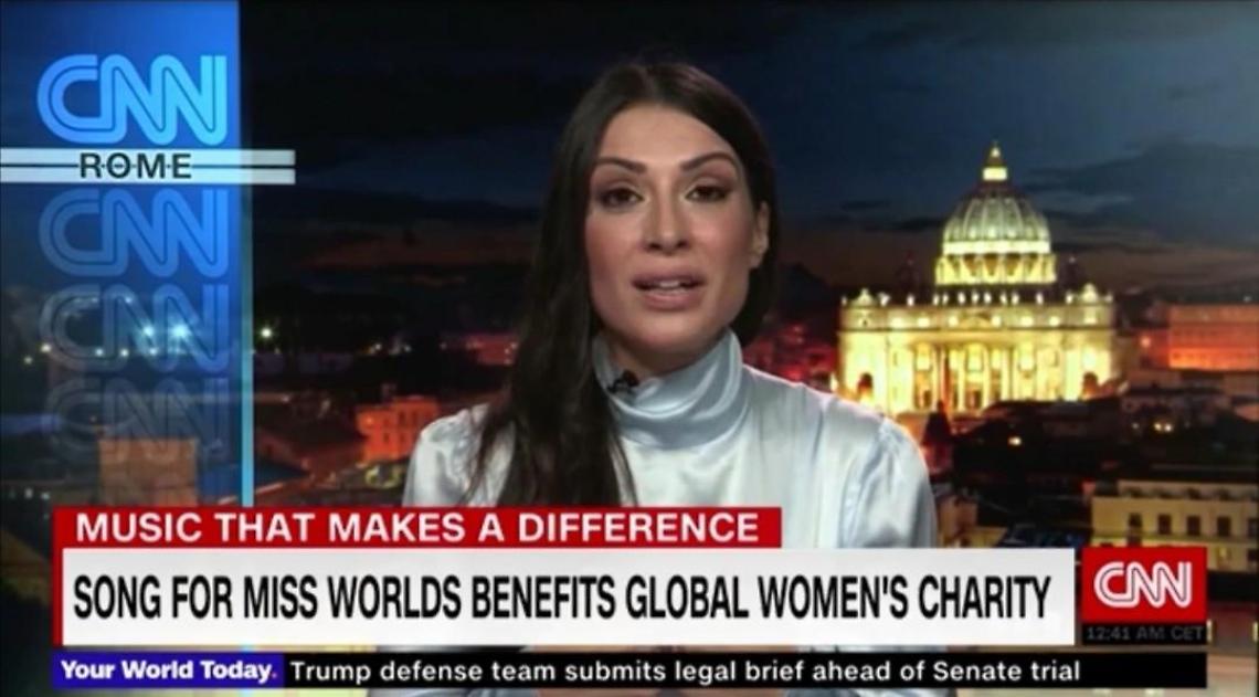 L'artista ciociara Valeria Altobelli protagonista sulla Cnn