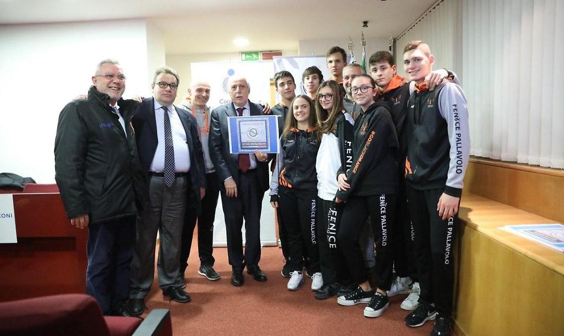 Premiati i migliori vivai della FIPAV Lazio