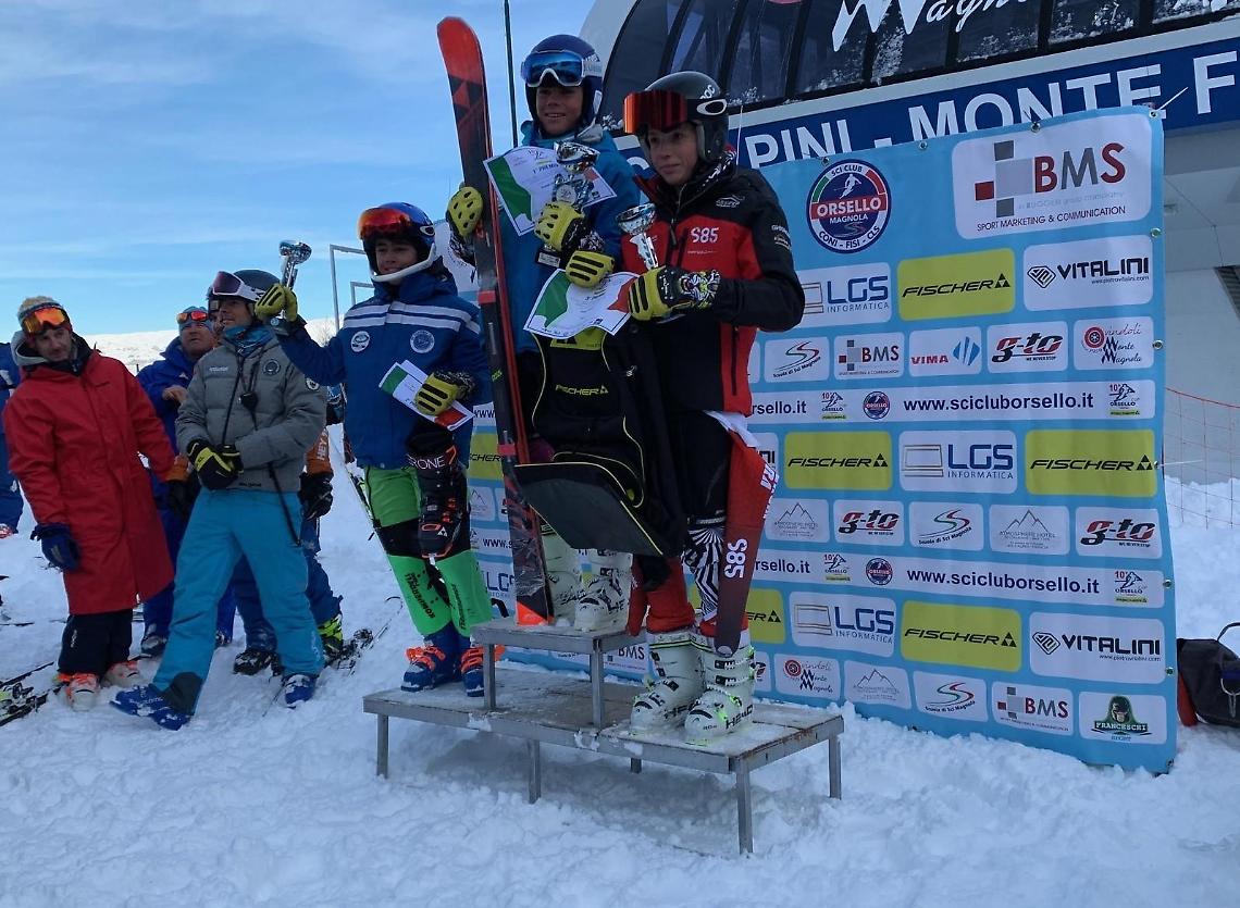 Il podio Ragazzi del 2019